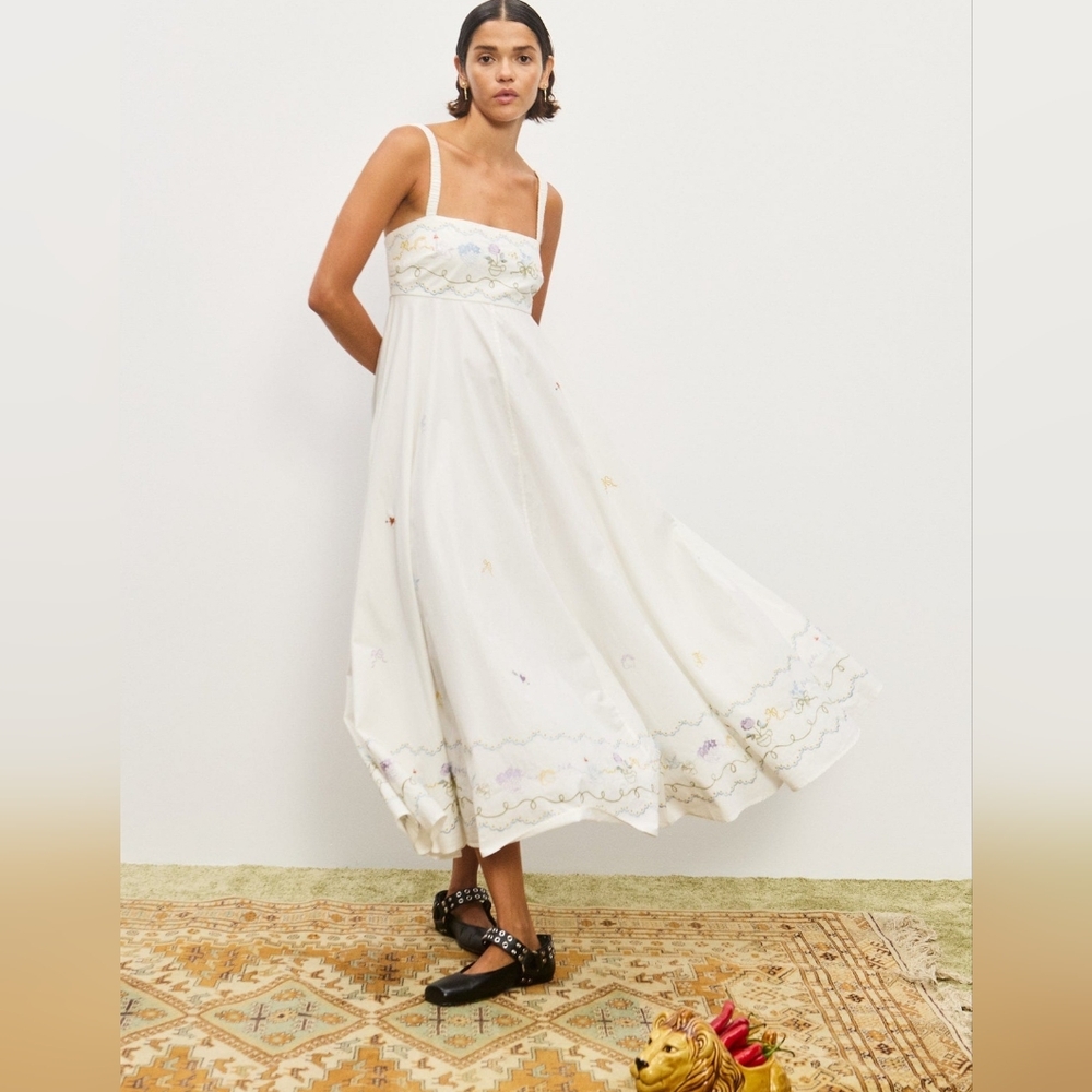 Alemais Giulia Embroidered Sundress - Picture 4 of 14